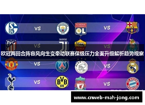 欧冠两回合阵容风向生变牵动联赛保级压力全面升级解析趋势观察